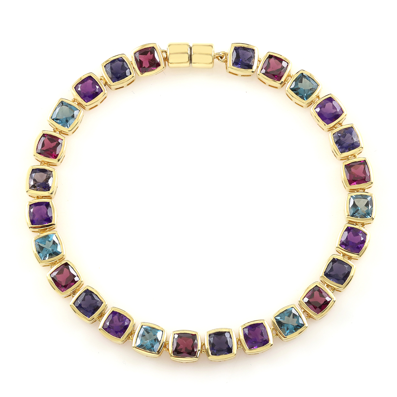 Edelstein-Silberarmband (KM by Juwelo) Unkategorisiert online kaufen