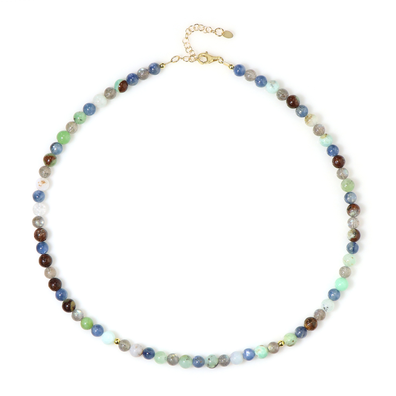 Edelstein-Silberhalskette (Riya) Unkategorisiert online kaufen