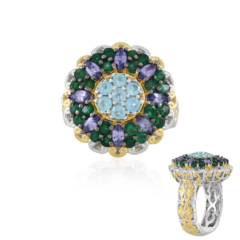 Edelstein-Silberring (Gems en Vogue) Unkategorisiert online kaufen