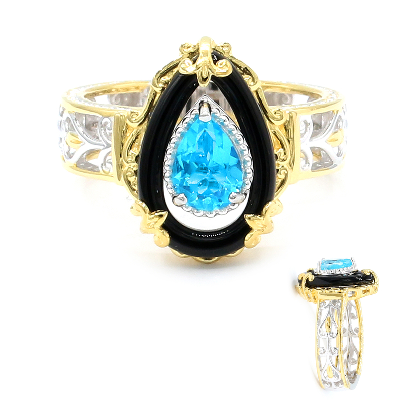 Edelstein-Silberring (Gems en Vogue) Unkategorisiert online kaufen