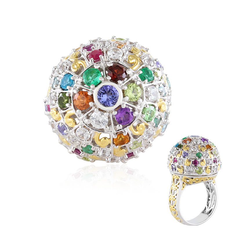 Edelstein-Silberring (Gems en Vogue) Unkategorisiert online kaufen