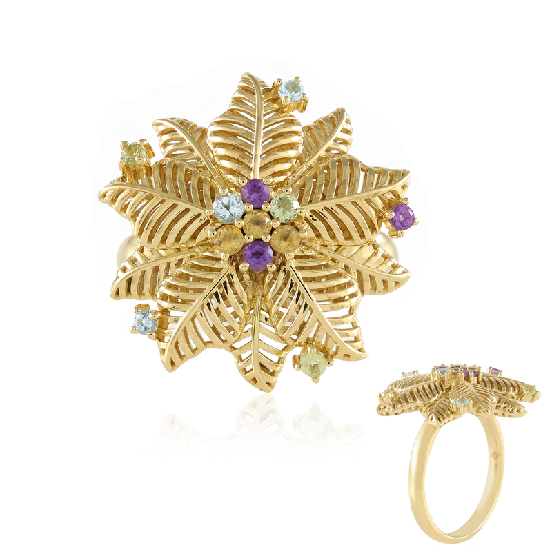 Edelstein-Silberring (Ornaments by de Melo) Unkategorisiert online kaufen