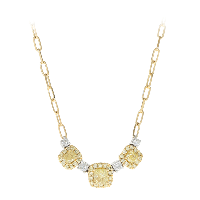 Gelber SI2 Diamant-Goldcollier (CIRARI) Unkategorisiert online kaufen