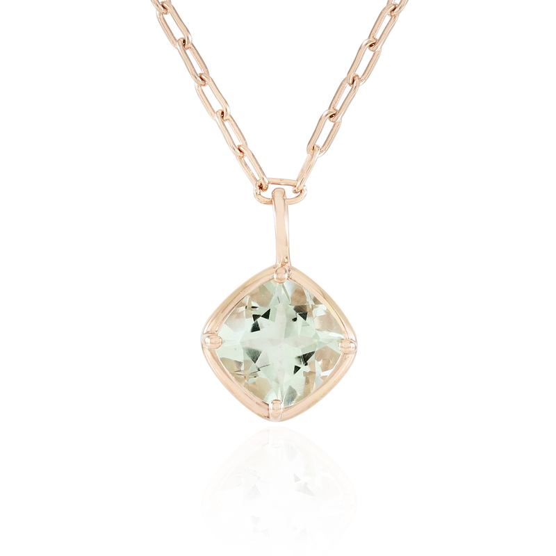 Grüner Amethyst-Silbercollier (Adela Silber) Unkategorisiert online kaufen
