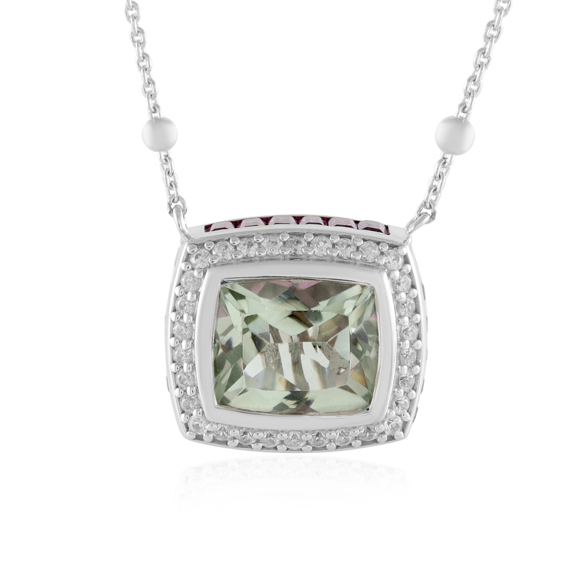Grüner Amethyst-Silbercollier (Dallas Prince Designs) Unkategorisiert online kaufen