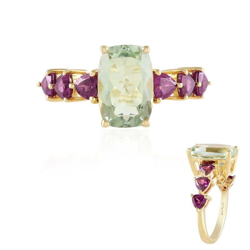 Grüner Amethyst-Silberring (de Melo Essence) Unkategorisiert online kaufen