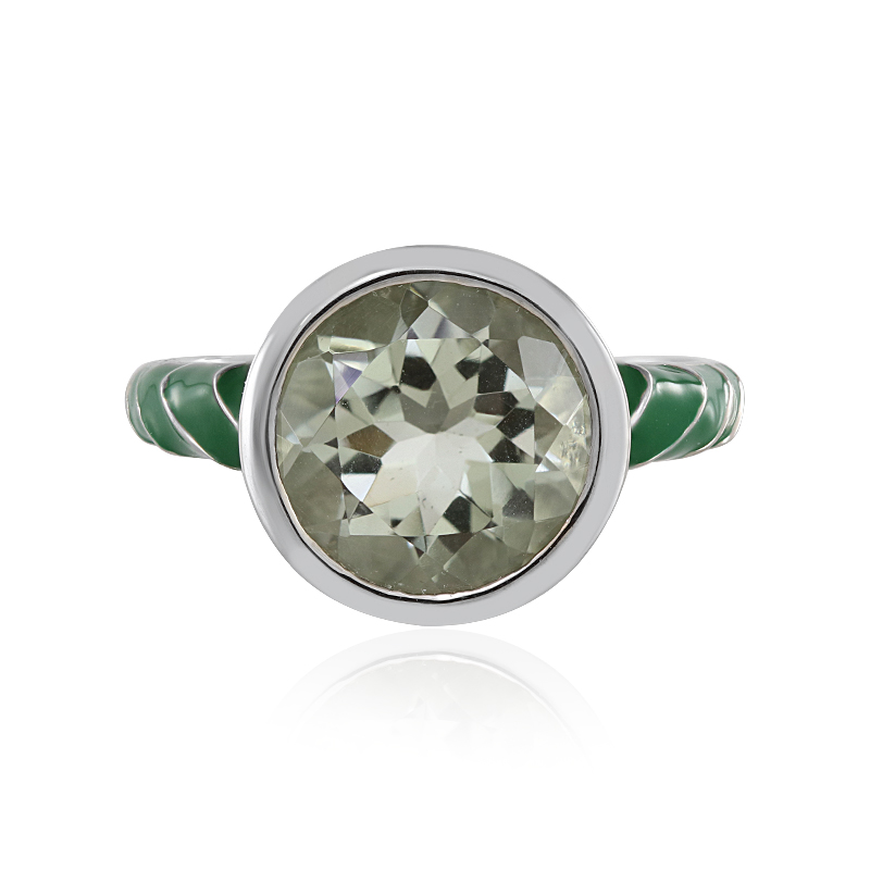 Grüner Amethyst-Silberring (MONOSONO COLLECTION) Unkategorisiert online kaufen