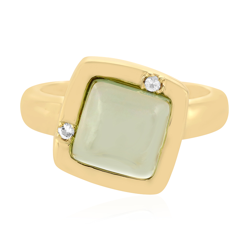 Grüner Amethyst-Silberring (MONOSONO COLLECTION) Unkategorisiert online kaufen