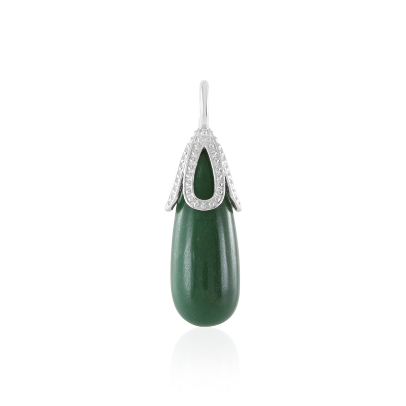 Grüner Aventurin-Silberanhänger (MONOSONO COLLECTION) Unkategorisiert online kaufen