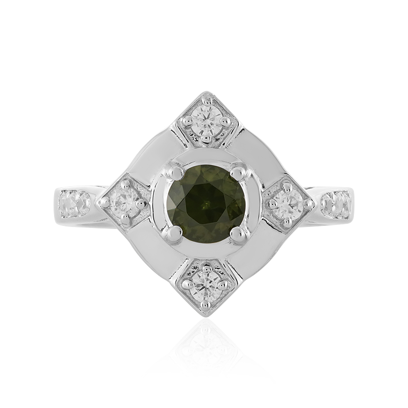 Grüner Ceylon-Zirkon-Silberring Unkategorisiert online kaufen Grüner Ceylon-Zirkon-Silberring Unkategorisiert online kaufen
