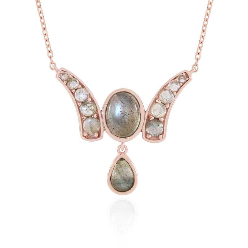 Grüner Maniry-Labradorit-Silbercollier (KM by Juwelo) Unkategorisiert online kaufen Grüner Maniry-Labradorit-Silbercollier (KM by Juwelo) Unkategorisiert online kaufen