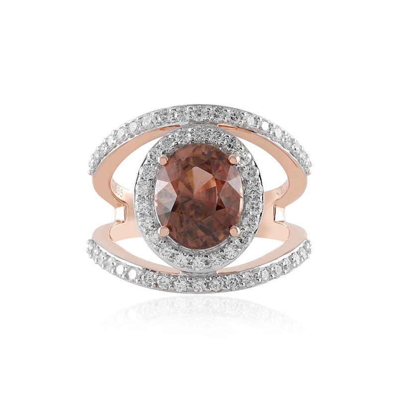 Himbeer-Zirkon-Goldring (SUHANA) Unkategorisiert online kaufen
