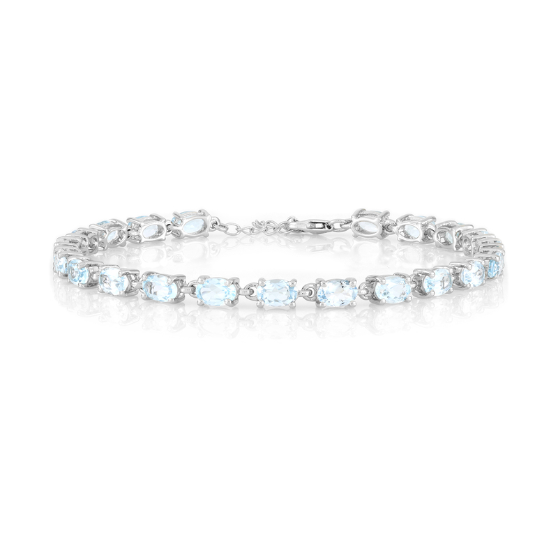 Himmelblauer Topas-Silberarmband Unkategorisiert online kaufen Himmelblauer Topas-Silberarmband Unkategorisiert online kaufen