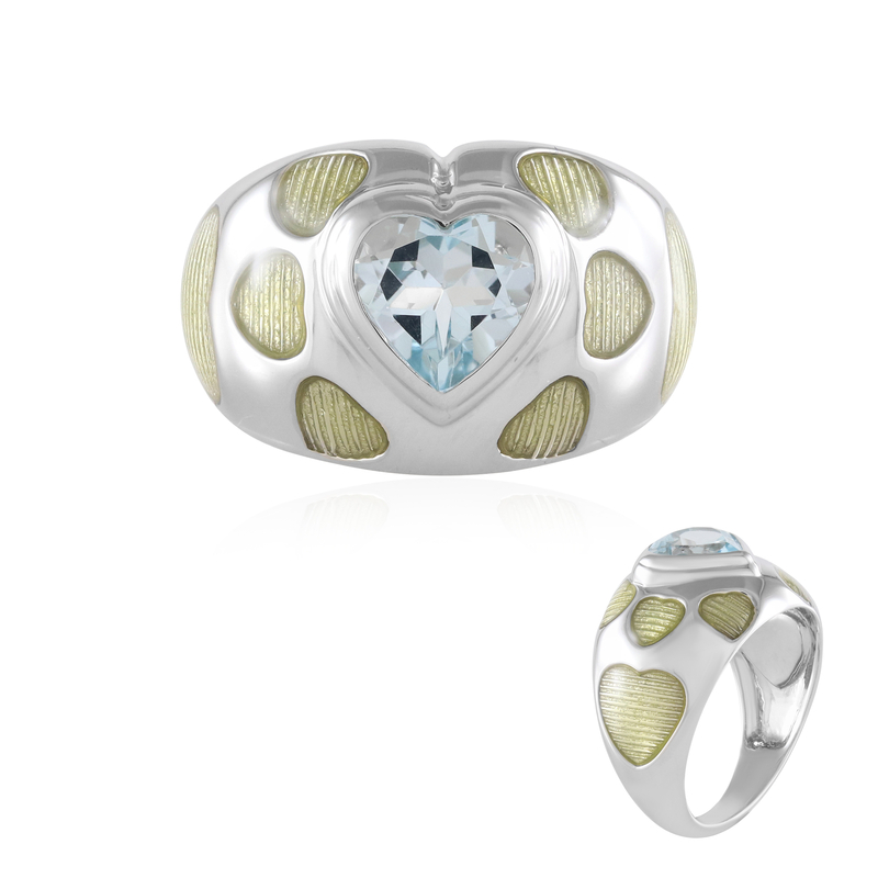 Himmelblauer Topas-Silberring (Adela Silber) Unkategorisiert online kaufen