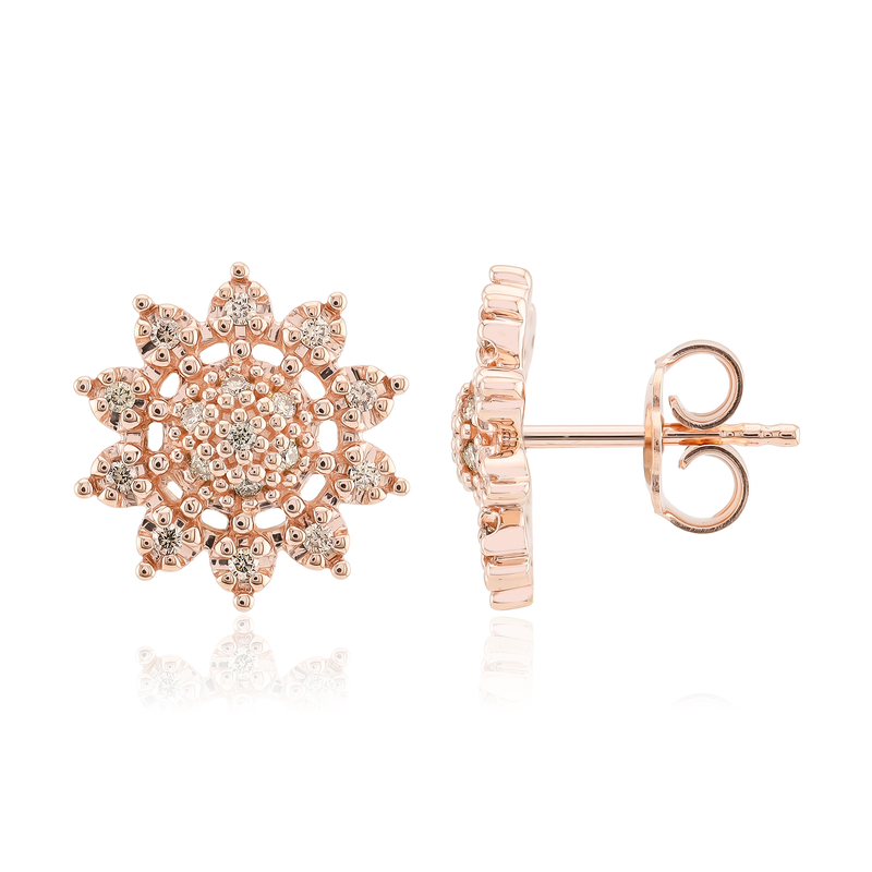 I1 Argyle-Rose de France-Brillant-Silberohrringe (Annette) Unkategorisiert online kaufen
