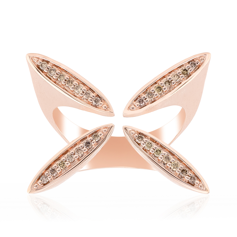 I1 Argyle-Rose de France-Brillant-Silberring (Annette) Unkategorisiert online kaufen