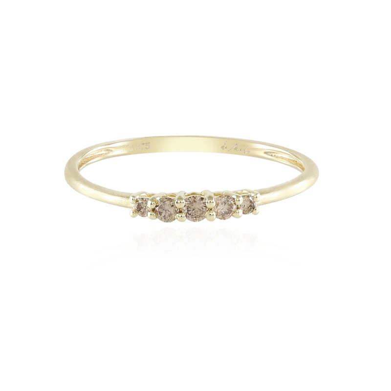 I2 Champagner-Brillant-Goldring (de Melo Gold) Unkategorisiert online kaufen