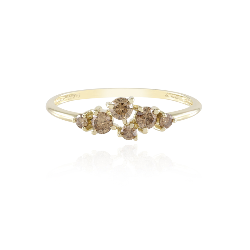 I2 Champagner-Brillant-Goldring (de Melo Gold) Unkategorisiert online kaufen