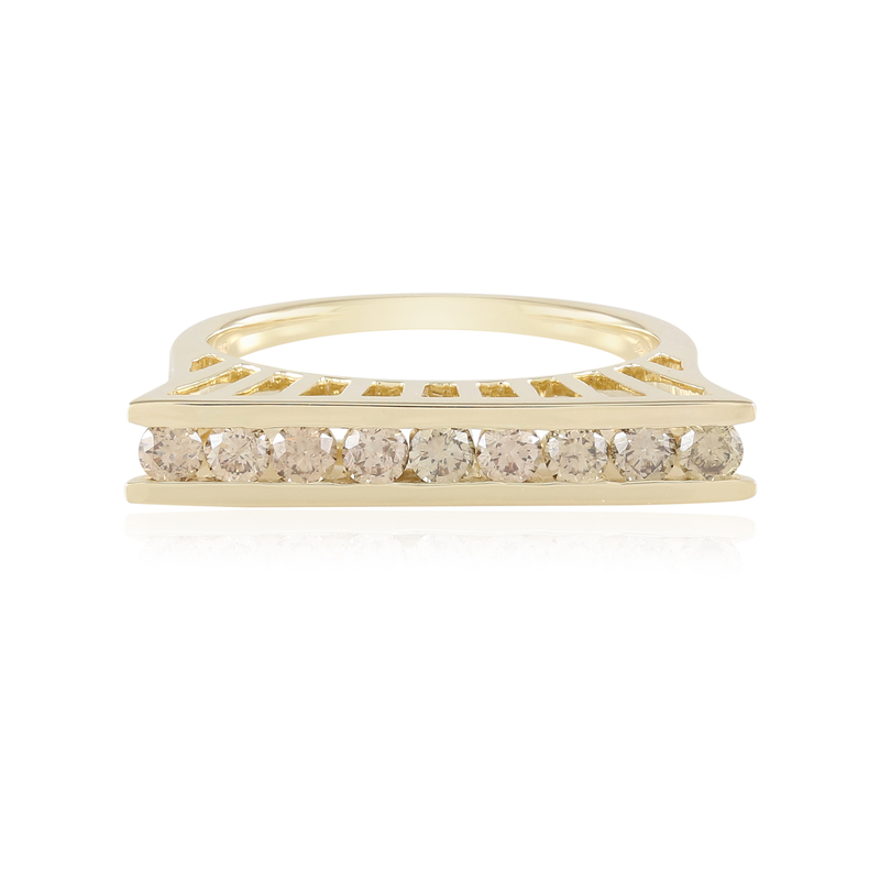 I2 Champagner-Brillant-Goldring (de Melo Gold) Unkategorisiert online kaufen