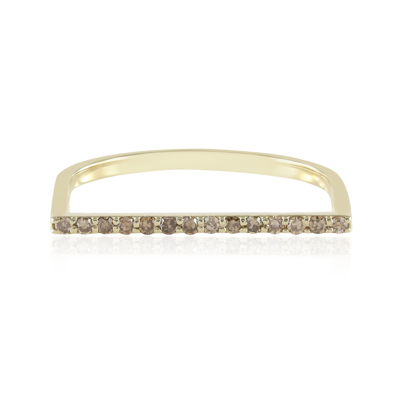 I2 Champagner-Brillant-Goldring (de Melo Gold) Unkategorisiert online kaufen