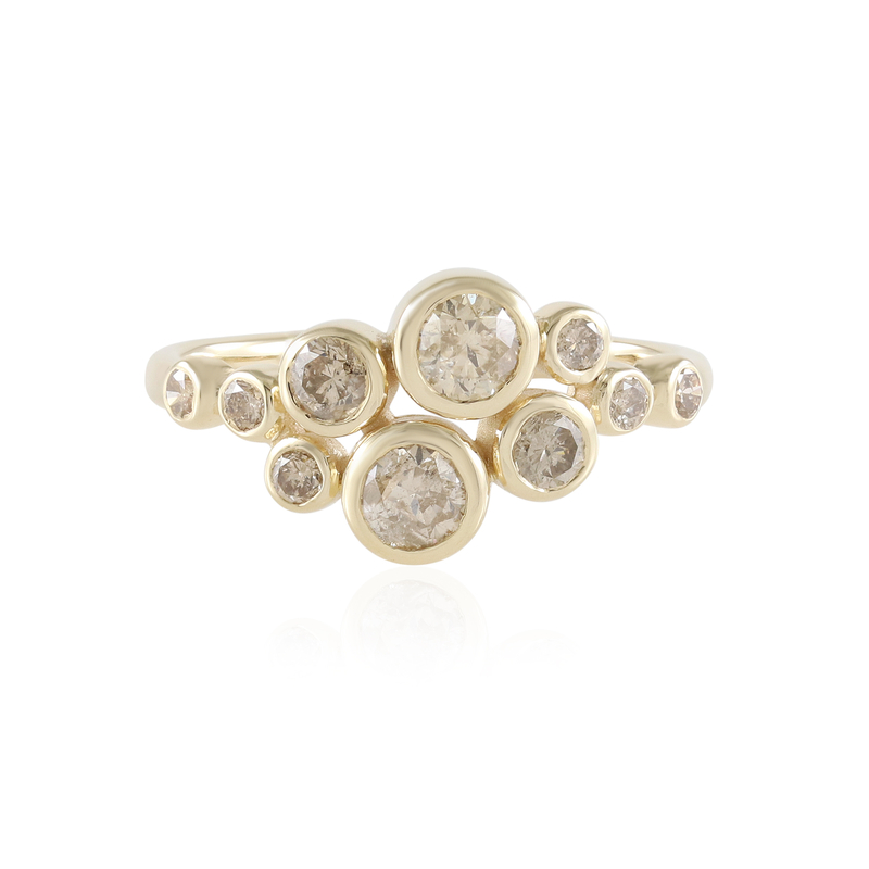 I2 Champagner-Brillant-Goldring (de Melo Gold) Unkategorisiert online kaufen