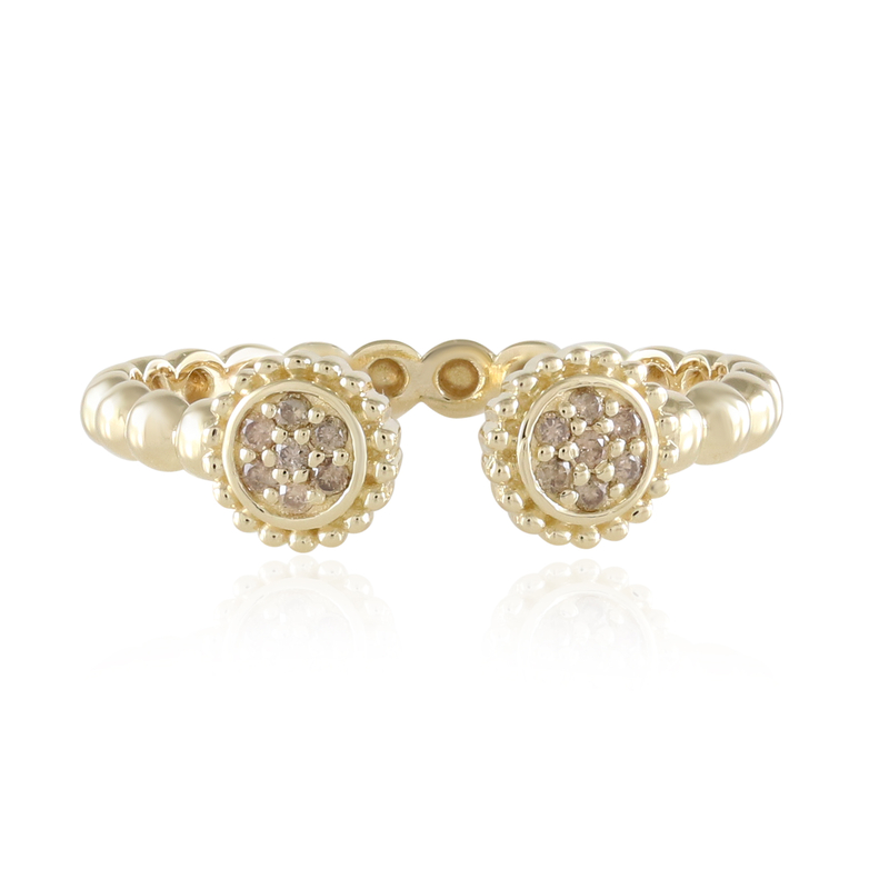 I2 Champagner-Brillant-Goldring (de Melo) Unkategorisiert online kaufen