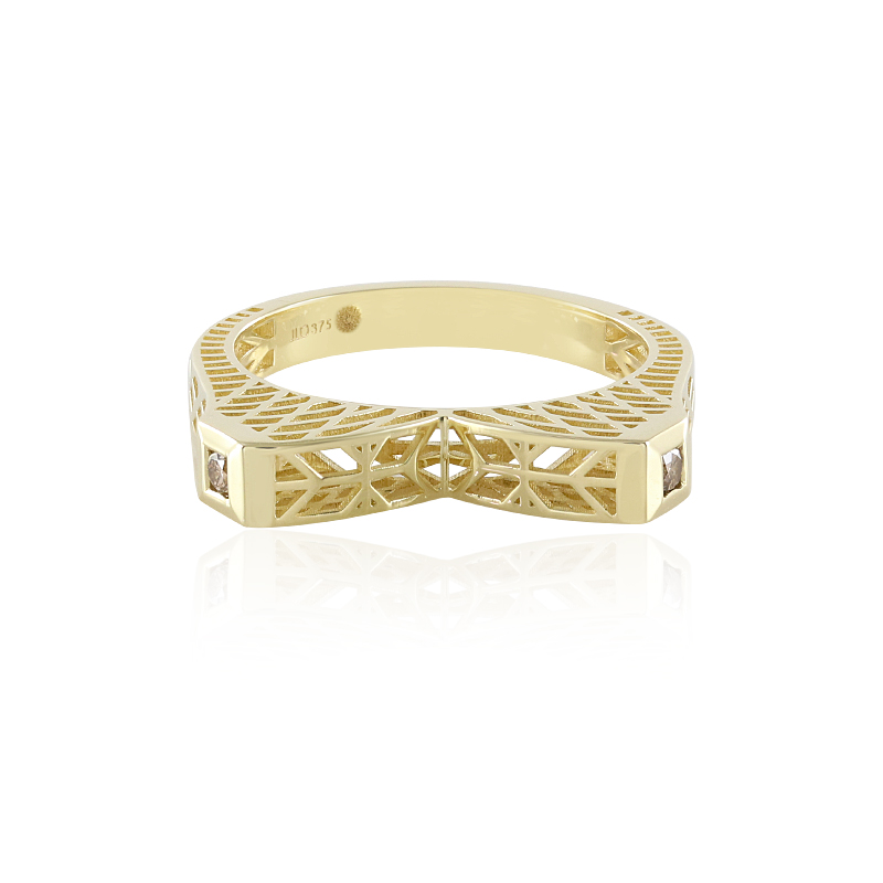 I2 Champagner-Brillant-Goldring (Ornaments by de Melo) Unkategorisiert online kaufen