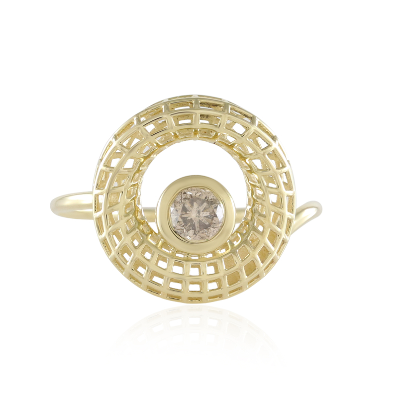 I2 Champagner-Brillant-Goldring (Ornaments by de Melo) Unkategorisiert online kaufen