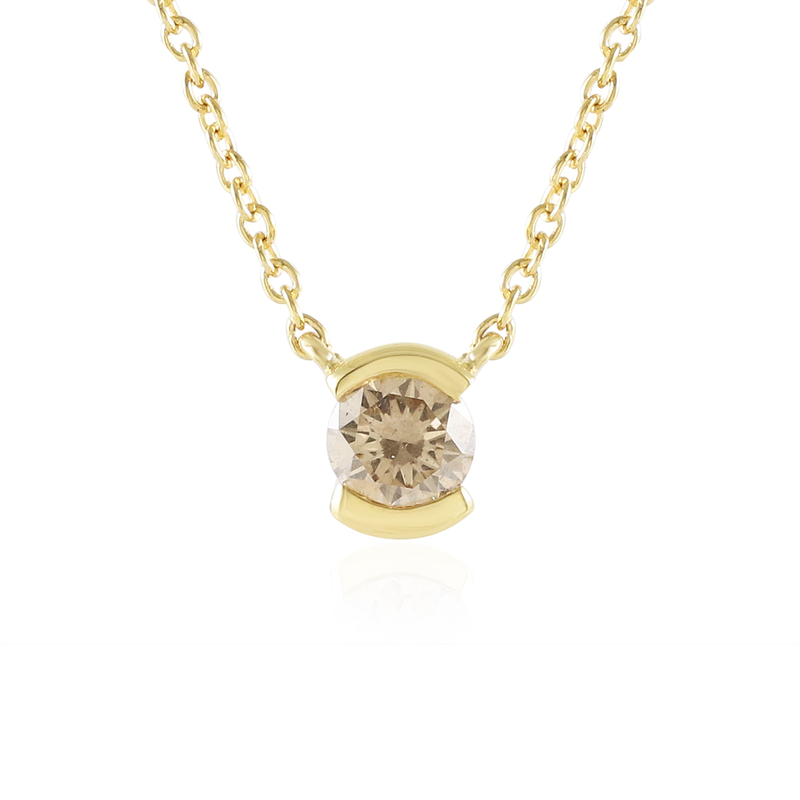 I2 Champagner-Brillant-Silbercollier Unkategorisiert online kaufen