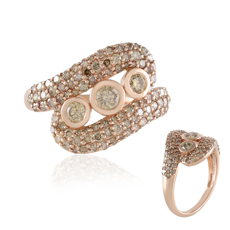 I2 Champagner-Diamant-Goldring (KM by Juwelo) Unkategorisiert Produktbild I2 Champagner-Diamant-Goldring (KM by Juwelo) Unkategorisiert Produktbild