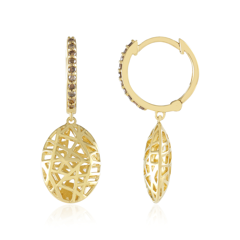 I2 Champagner-Diamant-Silberohrringe (Ornaments by de Melo) Unkategorisiert online kaufen I2 Champagner-Diamant-Silberohrringe (Ornaments by de Melo) Unkategorisiert online kaufen