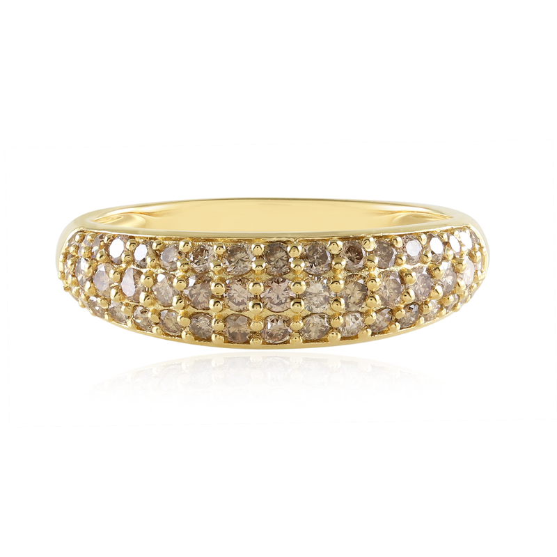 I2 Champagner-Diamant-Silberring (de Melo Essence) Unkategorisiert online kaufen