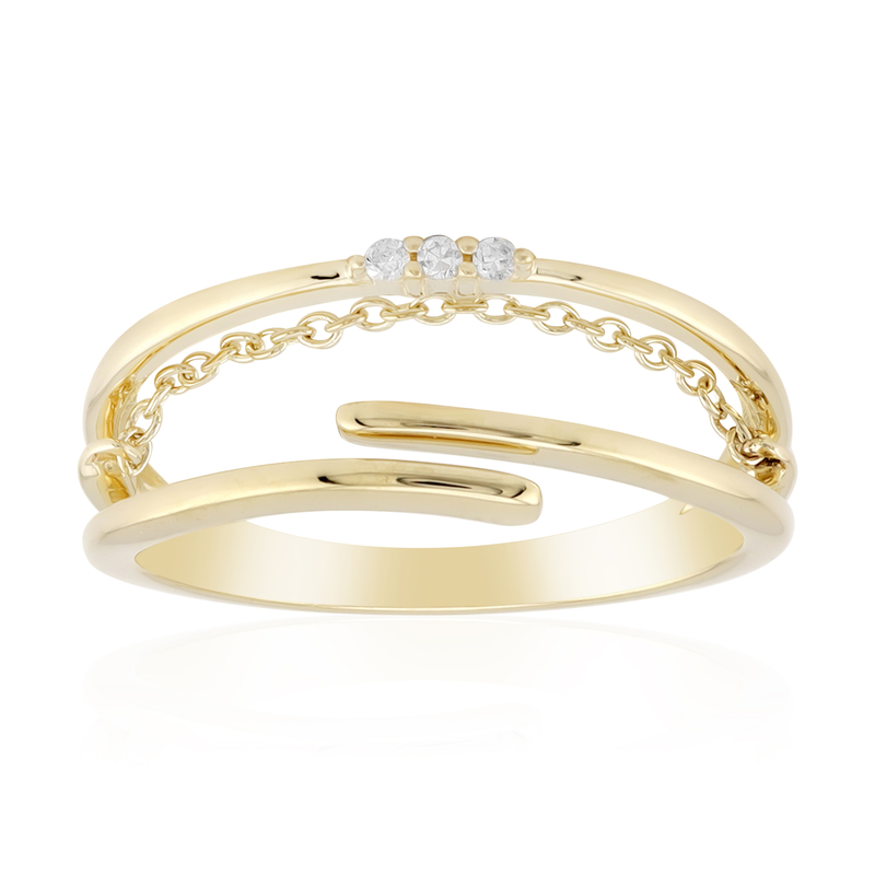 I2 (H) Diamant-Goldring (de Melo Gold) Unkategorisiert online kaufen