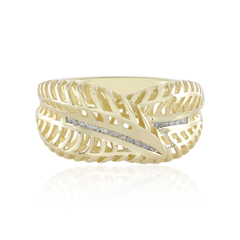 I2 (I) Diamant-Goldring (Ornaments by de Melo) Unkategorisiert online kaufen