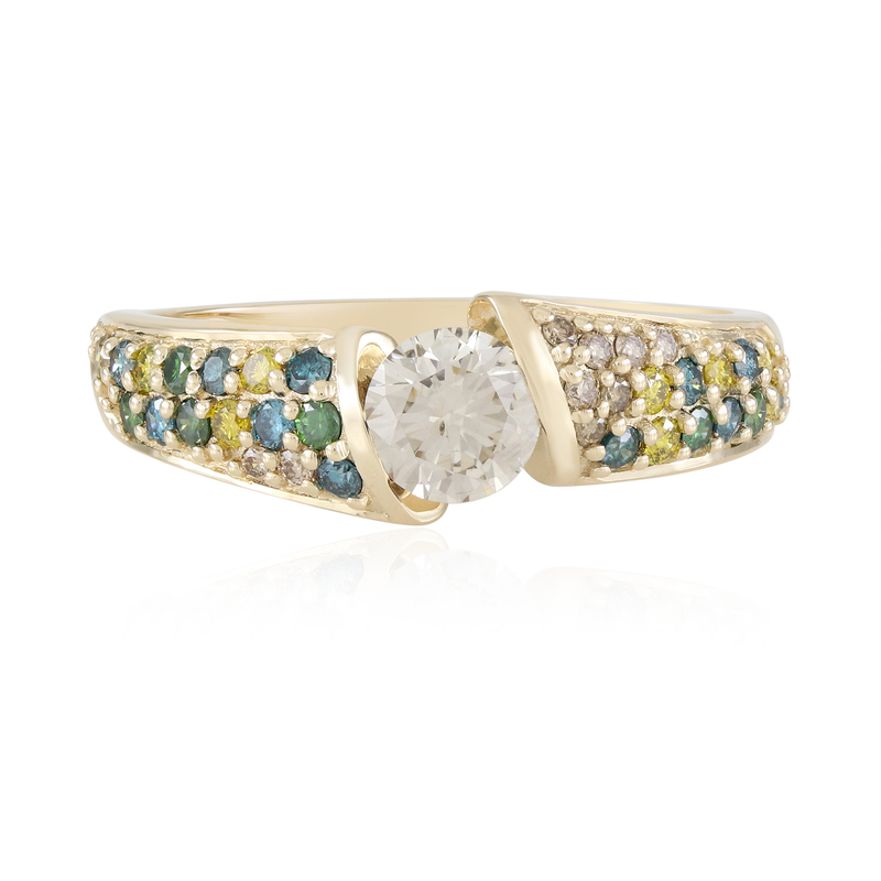 I2 Schokoladen-Diamant-Goldring (SUHANA) Unkategorisiert online kaufen