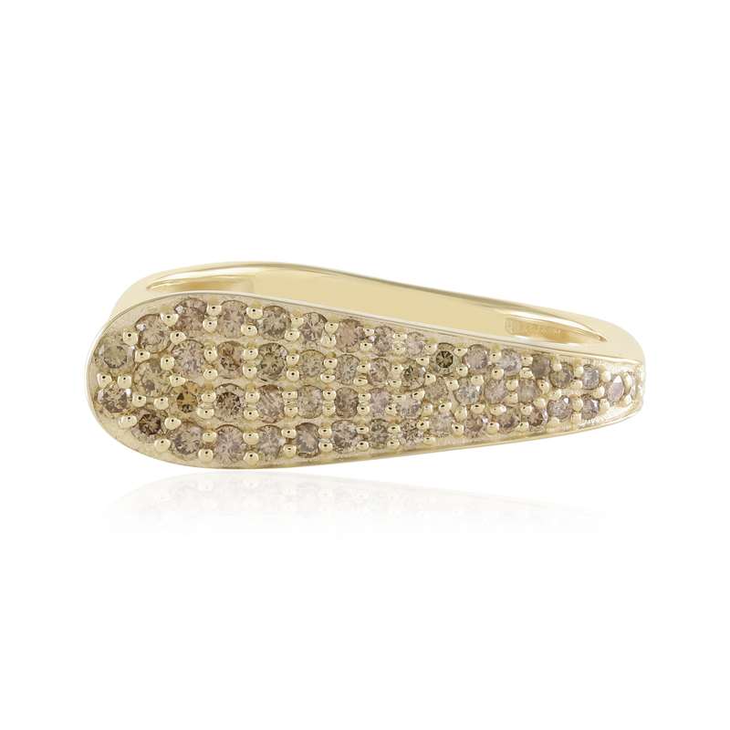 I3 Champagner-Diamant-Goldring (de Melo Gold) Unkategorisiert online kaufen