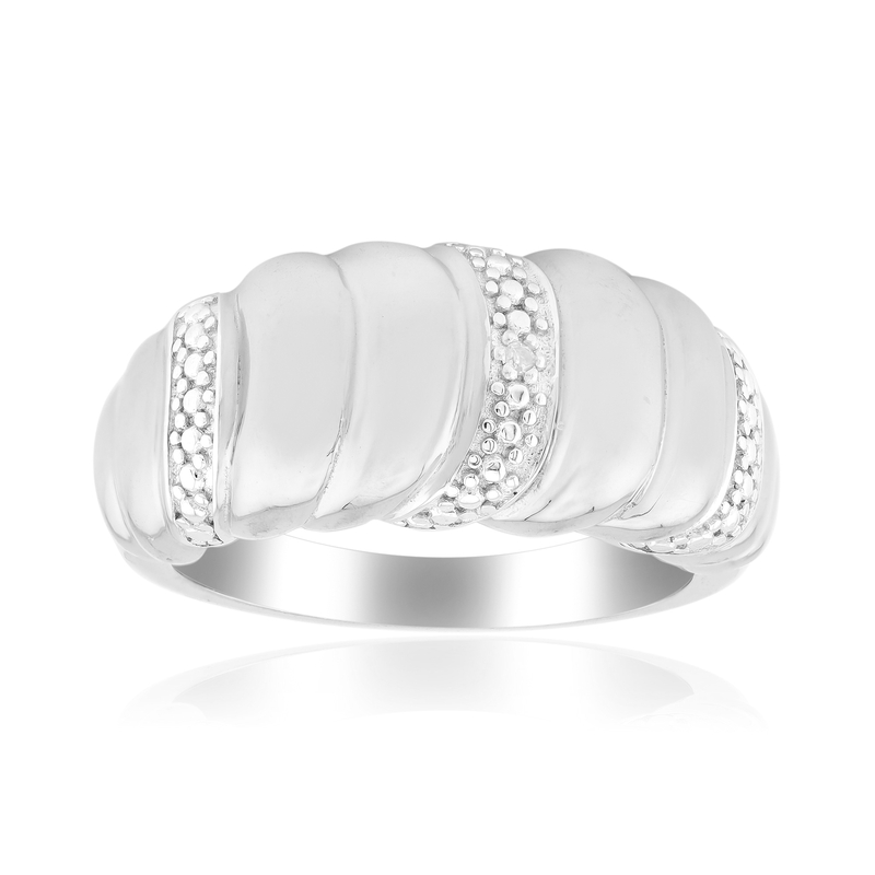 I3 (I) Diamant-Silberring Unkategorisiert online kaufen