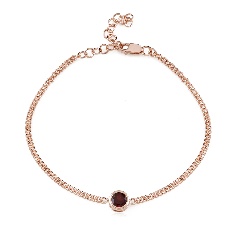Indischer Granat-Silberarmband (Adela Silber) Unkategorisiert online kaufen