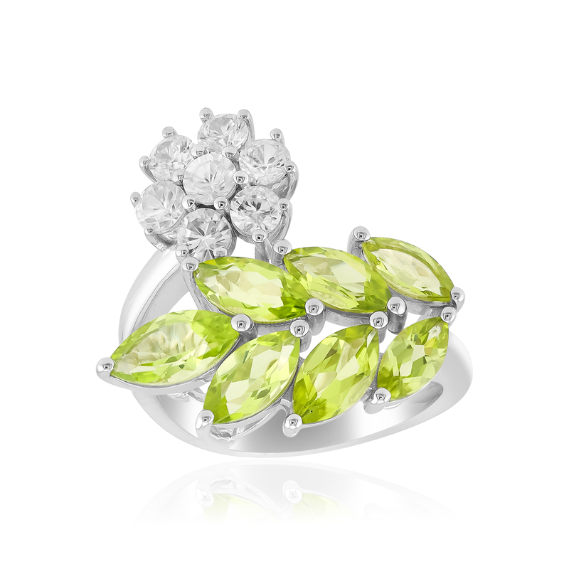 Jilin-Peridot-Silberring (de Melo Essence) Unkategorisiert Produktbild