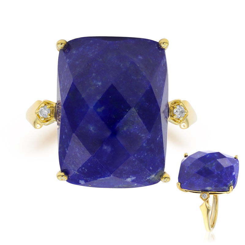 Lapislazuli-Goldring Unkategorisiert online kaufen