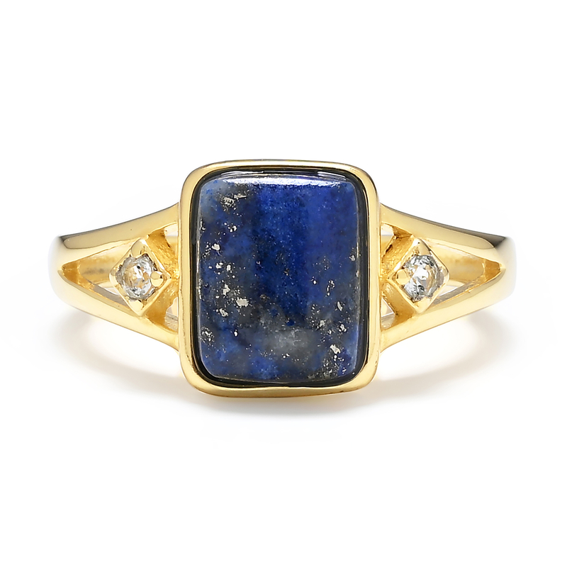 Lapislazuli-Silberring