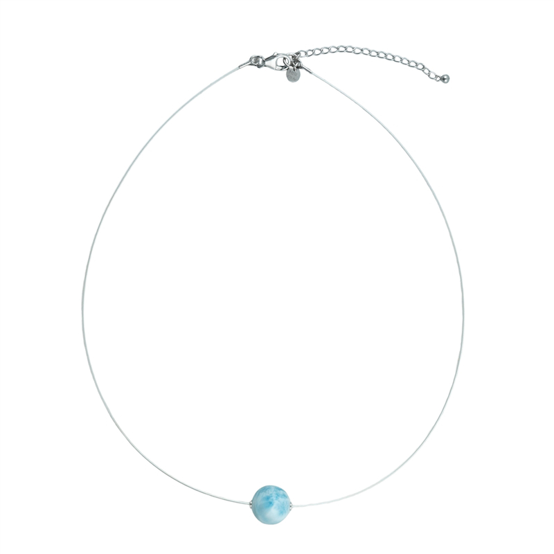 Larimar-Silberhalskette Unkategorisiert online kaufen