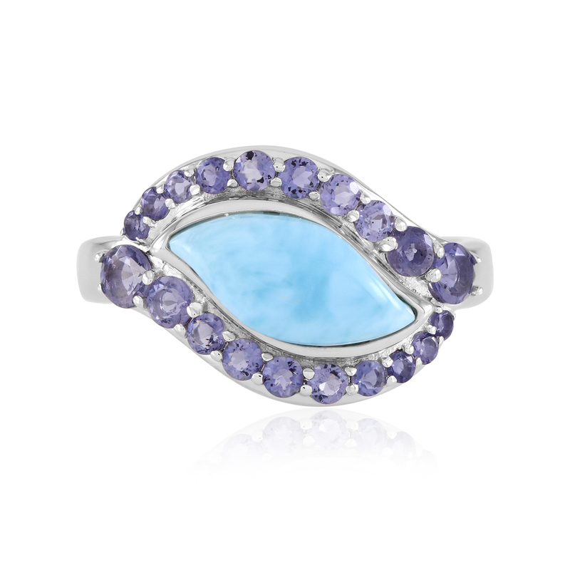 Larimar-Silberring (KM by Juwelo) Unkategorisiert online kaufen