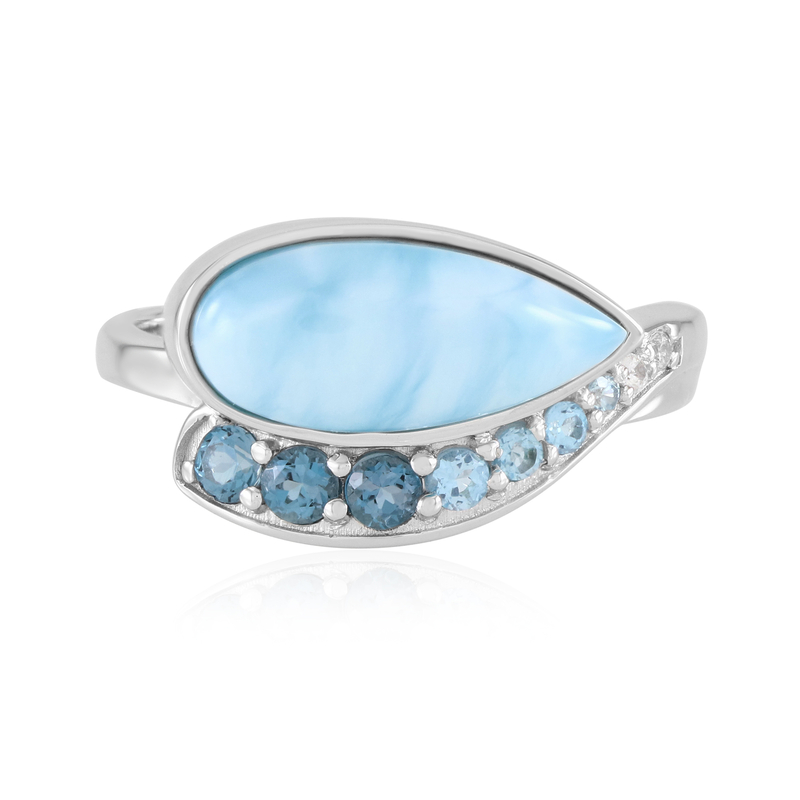 Larimar-Silberring (KM by Juwelo) Unkategorisiert online kaufen