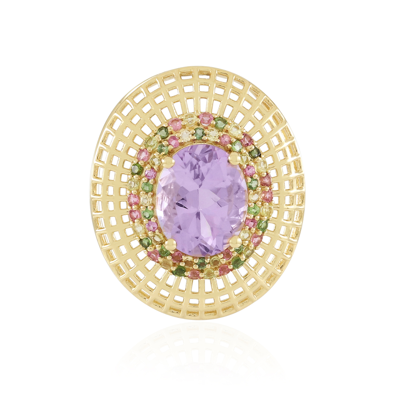 Lavendel-Amethyst-Silberanhänger (Ornaments by de Melo) Unkategorisiert online kaufen