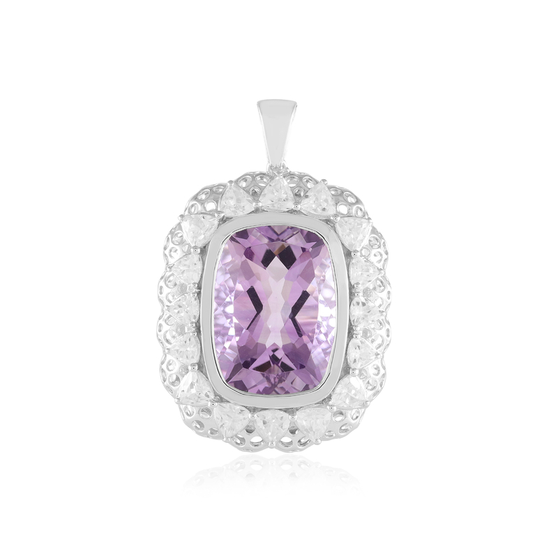 Lavendel-Amethyst-Silberanhänger (Ornaments by de Melo) Unkategorisiert online kaufen