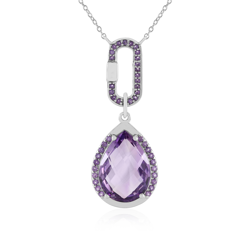 Lavendel-Amethyst-Silbercollier Unkategorisiert online kaufen