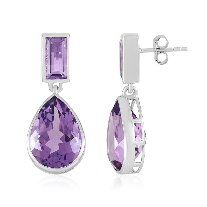 Lavendel-Amethyst-Silberohrringe Unkategorisiert online kaufen