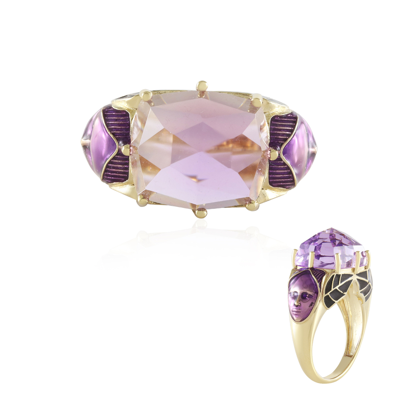 Lavendel-Amethyst-Silberring (Adela Silber) Unkategorisiert online kaufen