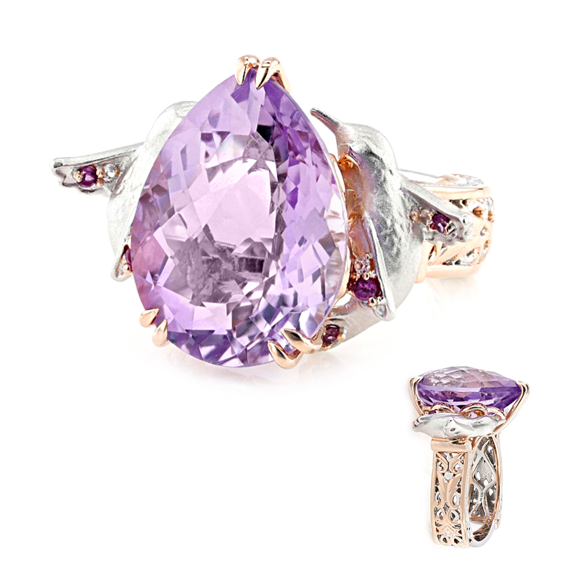 Lavendel-Amethyst-Silberring (Gems en Vogue) Unkategorisiert online kaufen